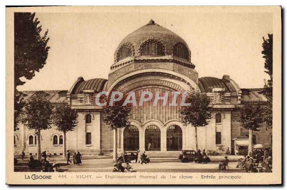 Vichy — Établissement thermal de 1re classe — Entrée principale