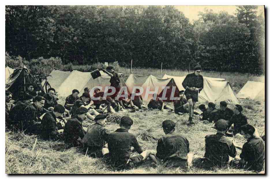CPA Scout Scoutisme Jamboree Compagnons de France 