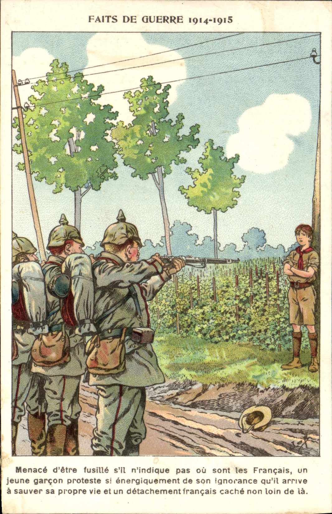CPA Scout Scoutisme Jamboree Faits de guerre Militaria 