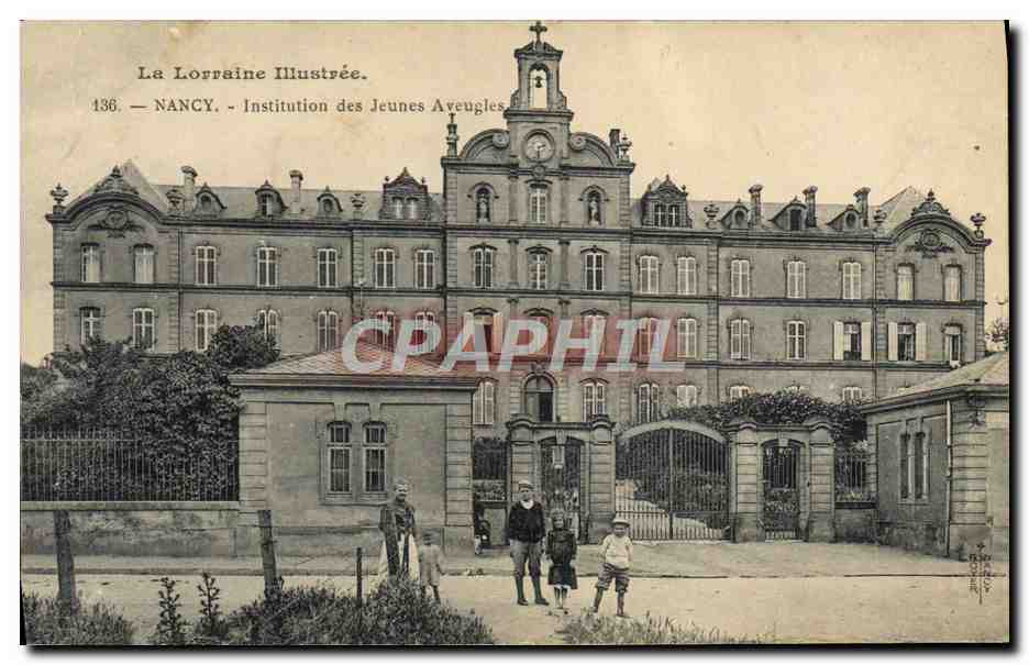 NANCY — Institution des Jeunes Aveugles — La Lorraine Illustrée, n°136