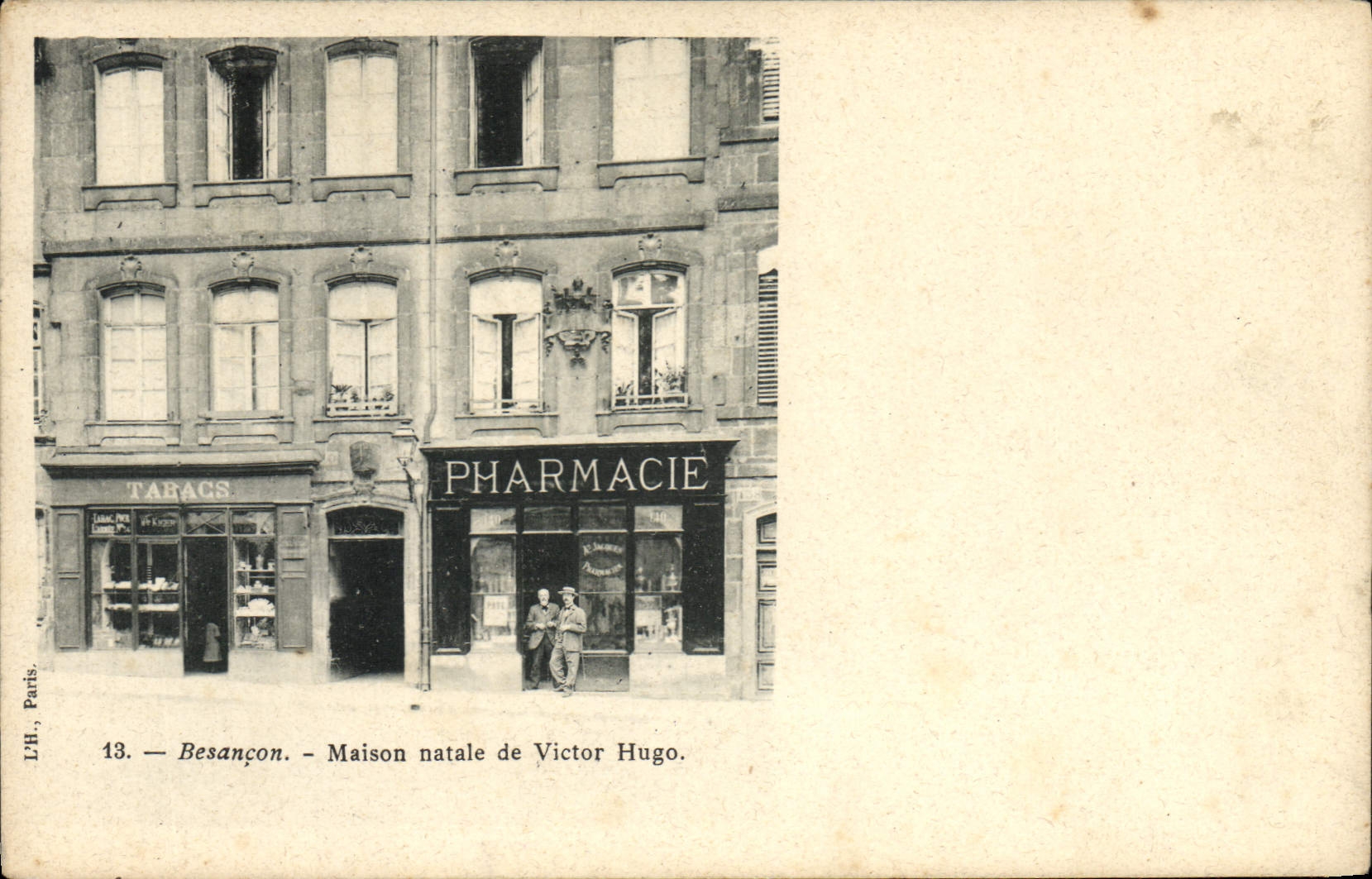 Besançon — Maison natale de Victor Hugo — L.H. Paris, n°13