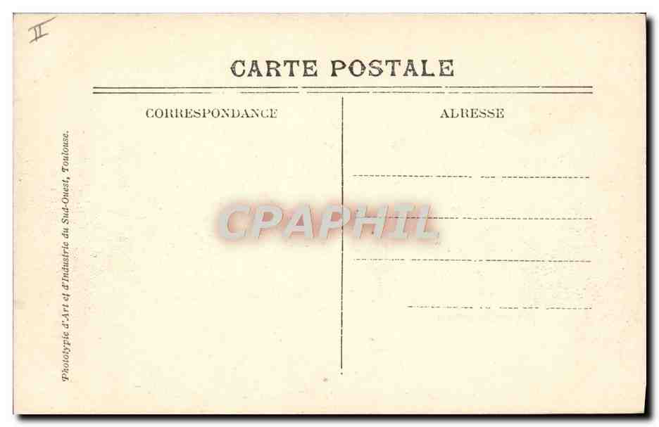 CPA Bordeaux Faculte de Medecine et de pharmacie  — Rückseite