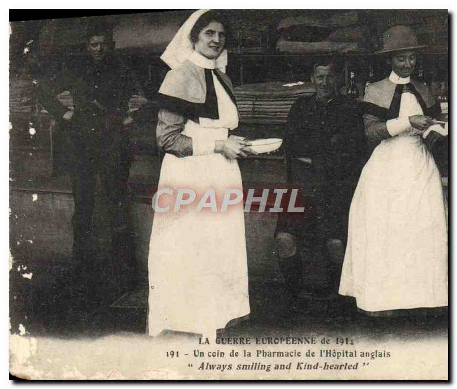 Pharmacie de l'Hôpital anglais — 1914 — Arminal Nozais, Nantes