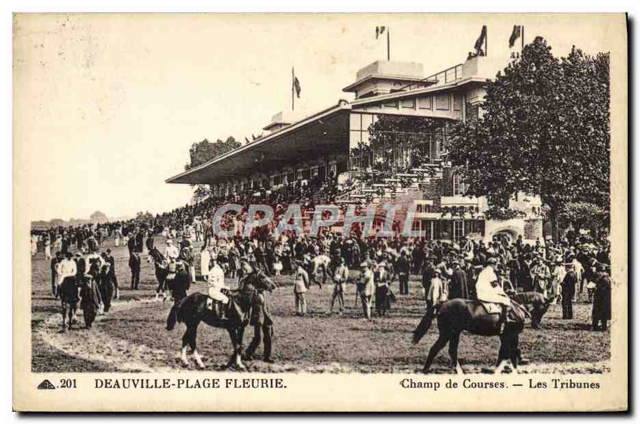 Deauville-Plage Fleurie — Champ de Courses — Les Tribunes — Graphil
