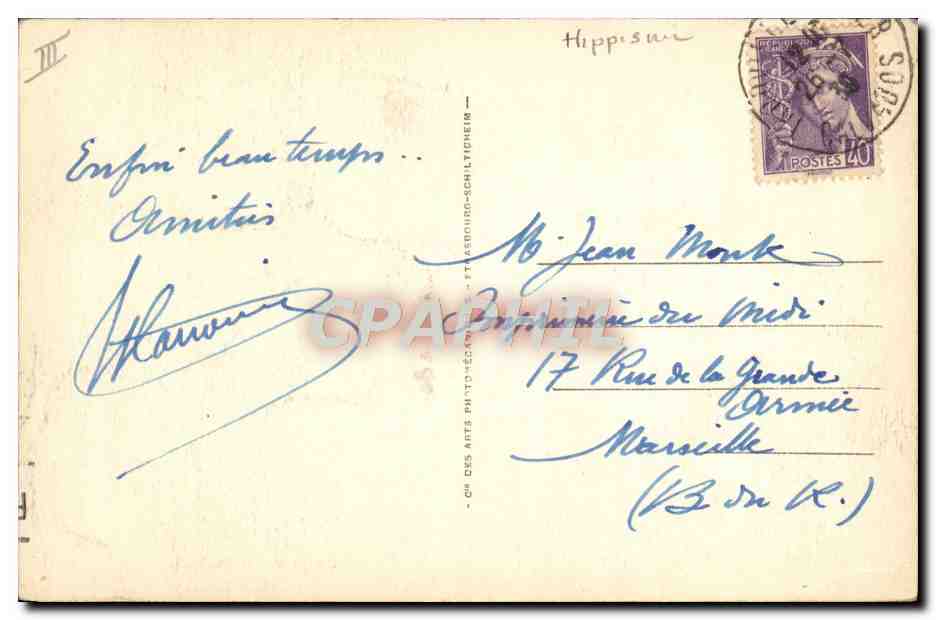 Deauville-Plage Fleurie — Champ de Courses — Les Tribunes — Graphil — Reverso
