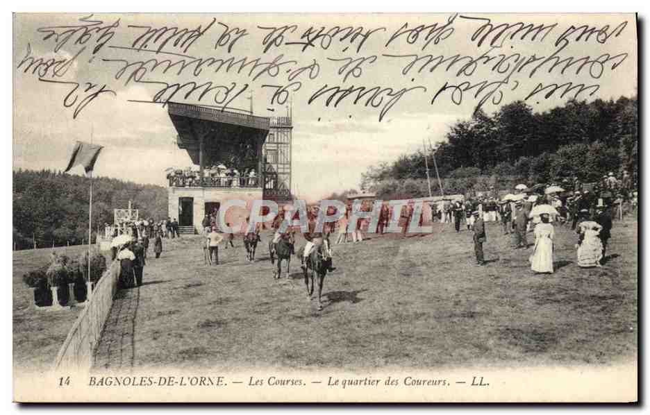 Bagnoles-de-l'Orne — Les Courses — Le quartier des Coureurs — LL.