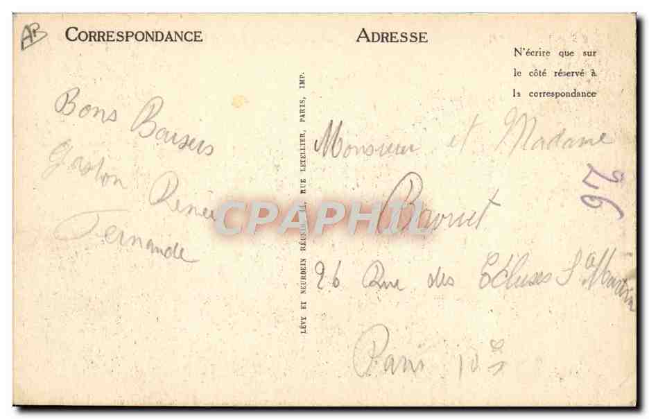 Le Touquet-Paris-Plage — Les Courses, vues des Tribunes — Éditeur Lévy et Neubens, n° 237 — Reverso