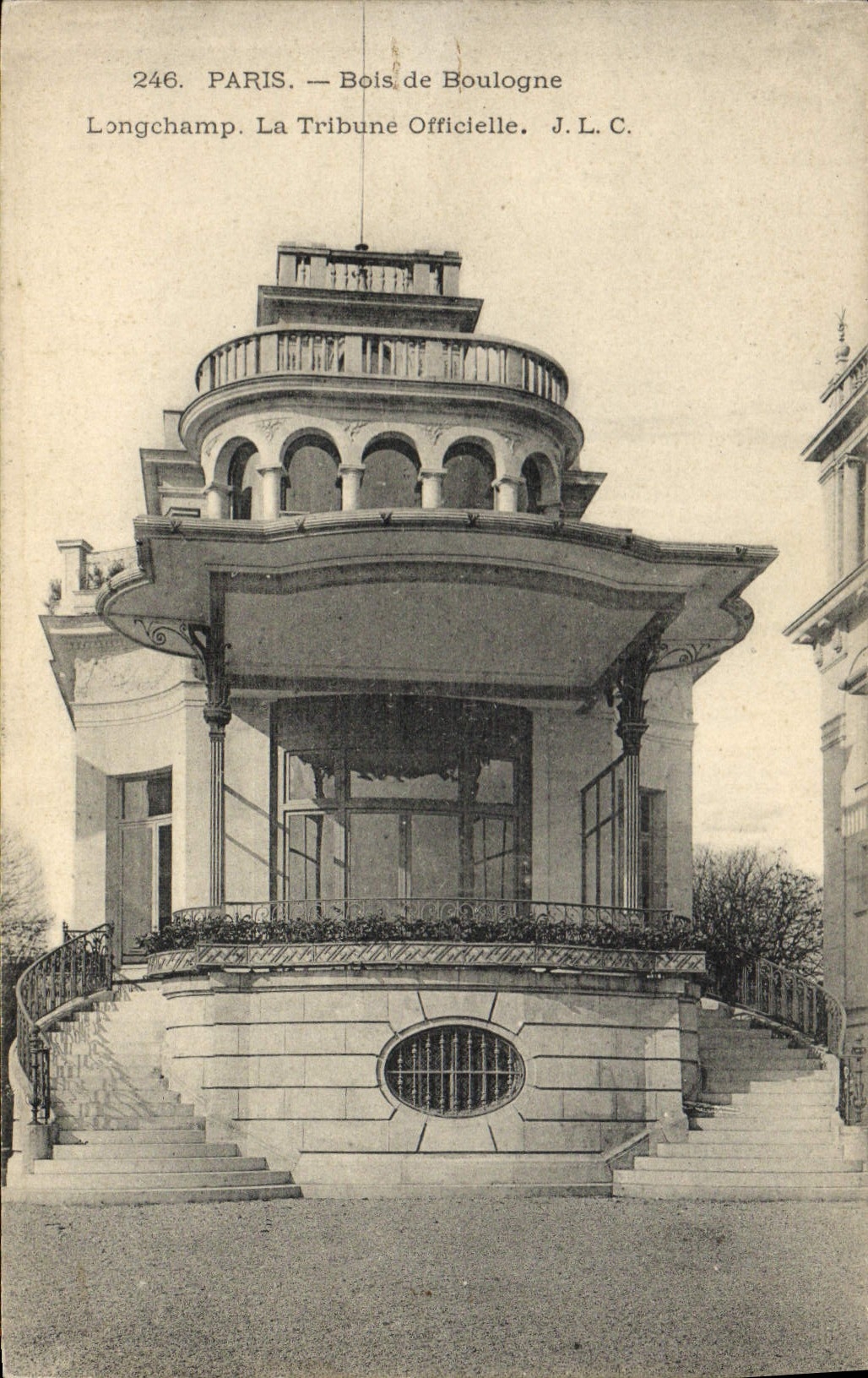 Paris — Bois de Boulogne — La Tribune Officielle — J.L.C. n°246