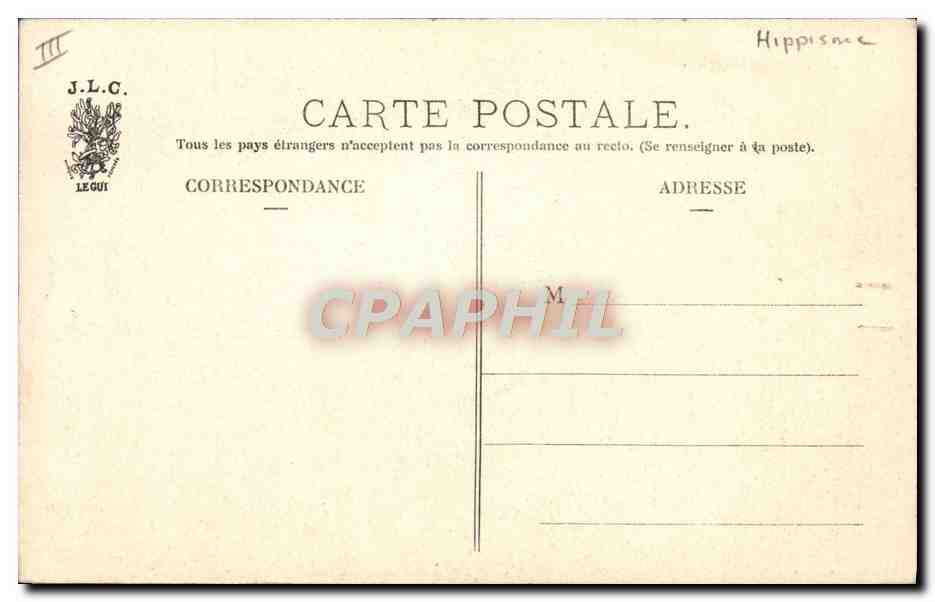 Paris — Bois de Boulogne — La Tribune Officielle — J.L.C. n°246 — Reverso