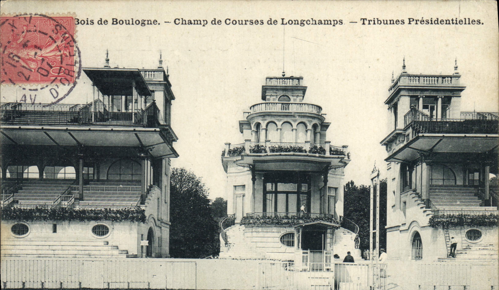 Bois de Boulogne — Champ de Courses de Longchamps — Tribunes Présidentielles.
