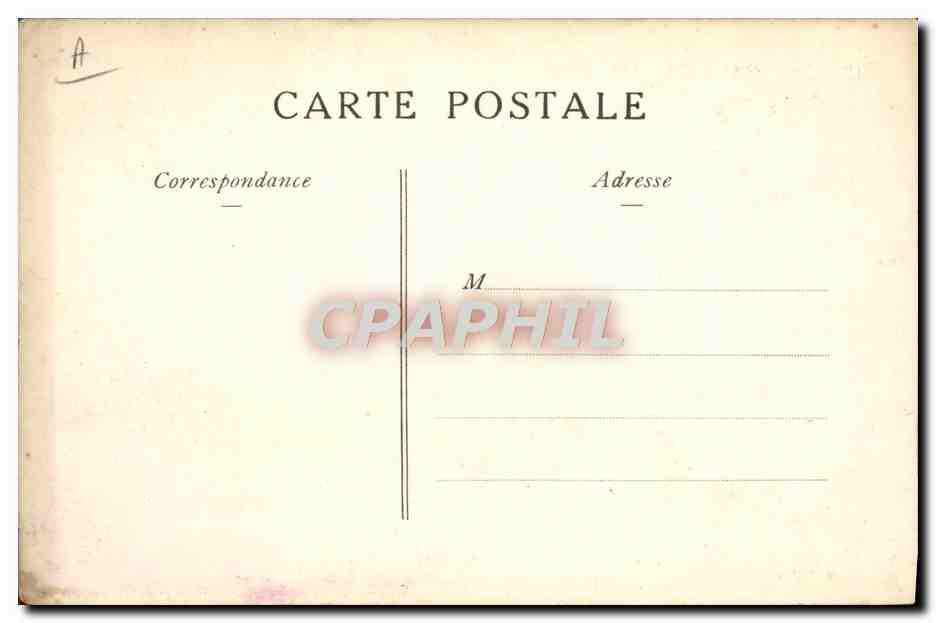SS « Rochambeau » — Cie Géle Transatlantique / French Line — Société Générale d'Impression, Paris — Verso