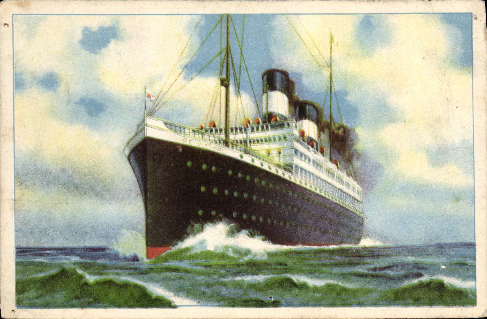 Le paquebot SS Vittorio - Navigazione Generale Italiana - éditeur N.G.I. - n° 2