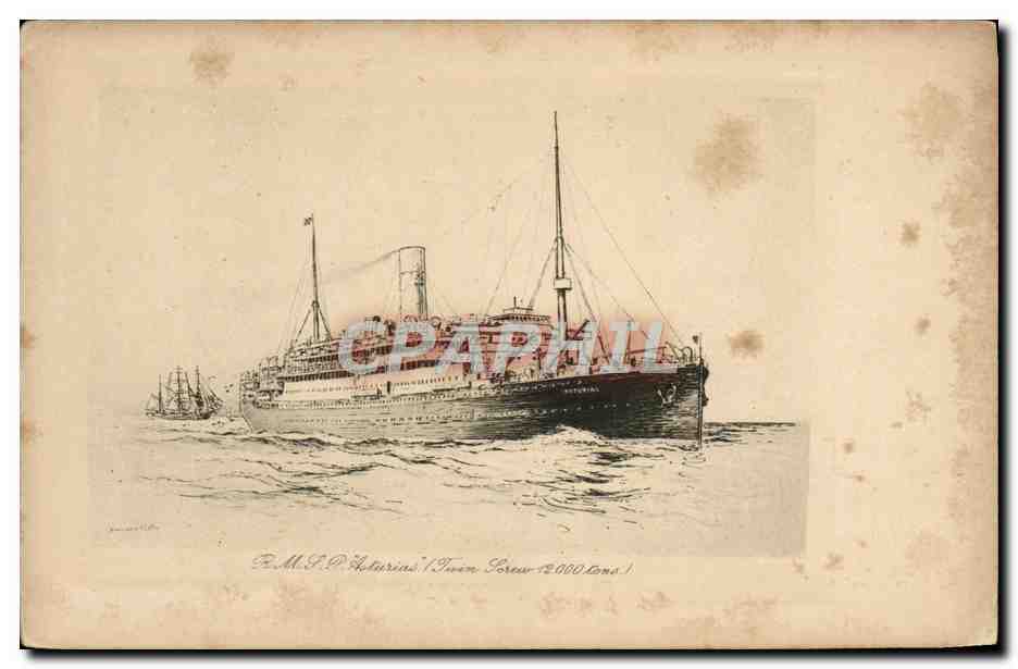 B.M.S.P. Atlantica — Navire de 2000 tonnes — Éditeur Royal Mail Steam Packet Company