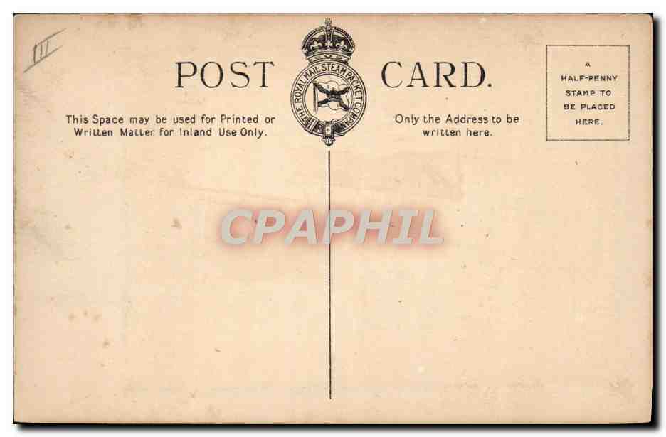 B.M.S.P. Atlantica — Navire de 2000 tonnes — Éditeur Royal Mail Steam Packet Company — Reverso