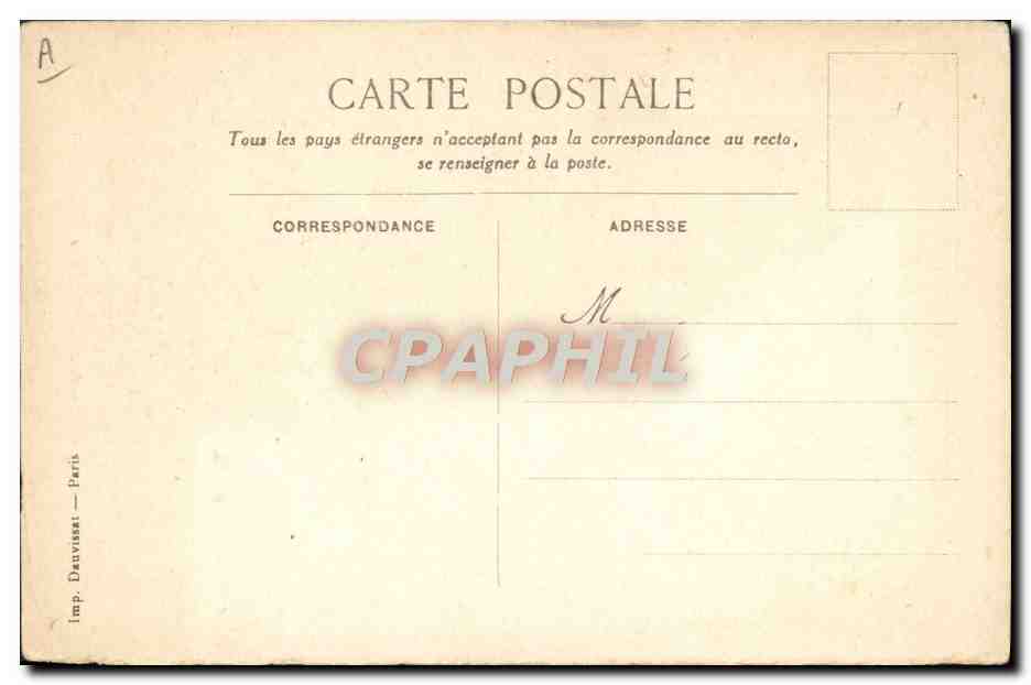 CPA Bateau Paquebot Messageries Maritimes Entree de la ville interdite Pekin Chine China  — Rückseite