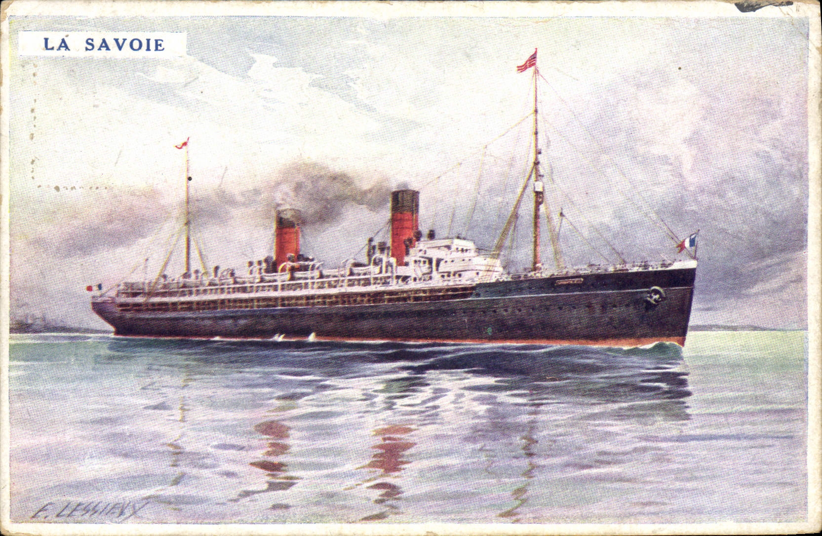 La Savoie — navire de croisière — F. LEMHAYN
