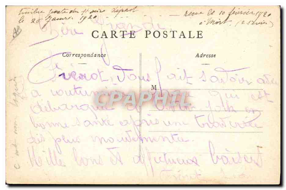 La Savoie — navire de croisière — F. LEMHAYN — Verso