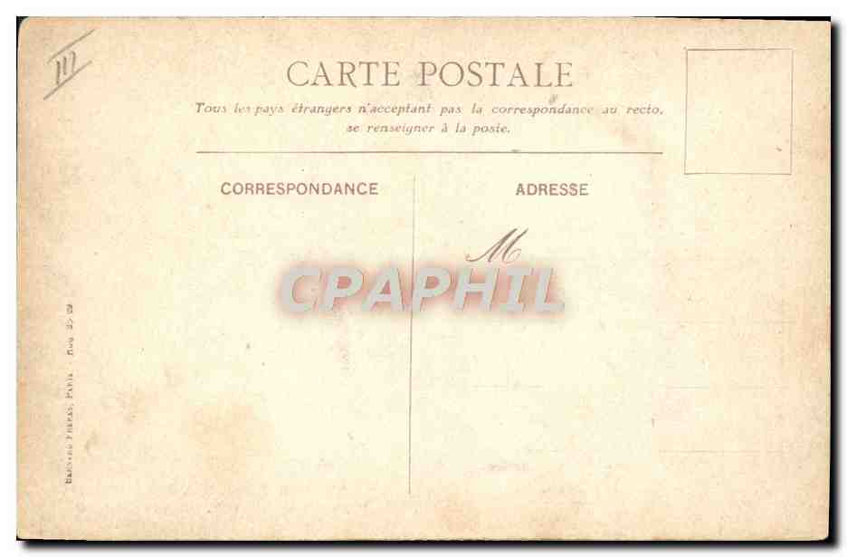 CPA Bateau Paquebot Messageries Maritimes Temple hindou a Colombo  — Rückseite