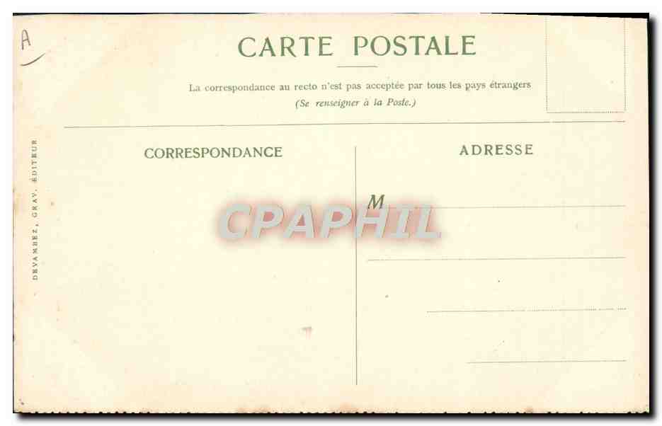 CPA Bateau Paquebot Messageries Maritimes Maurice Levis  — Rückseite