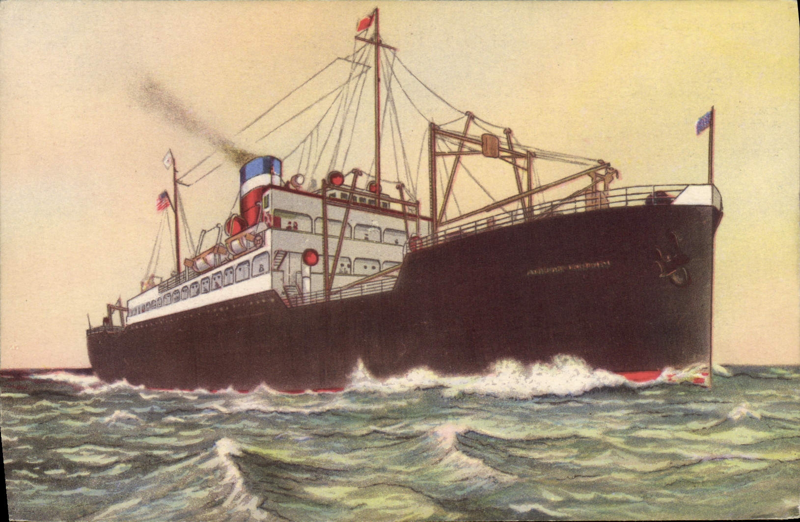 American Merchant Lines — American Merchant — éditeur K 7281