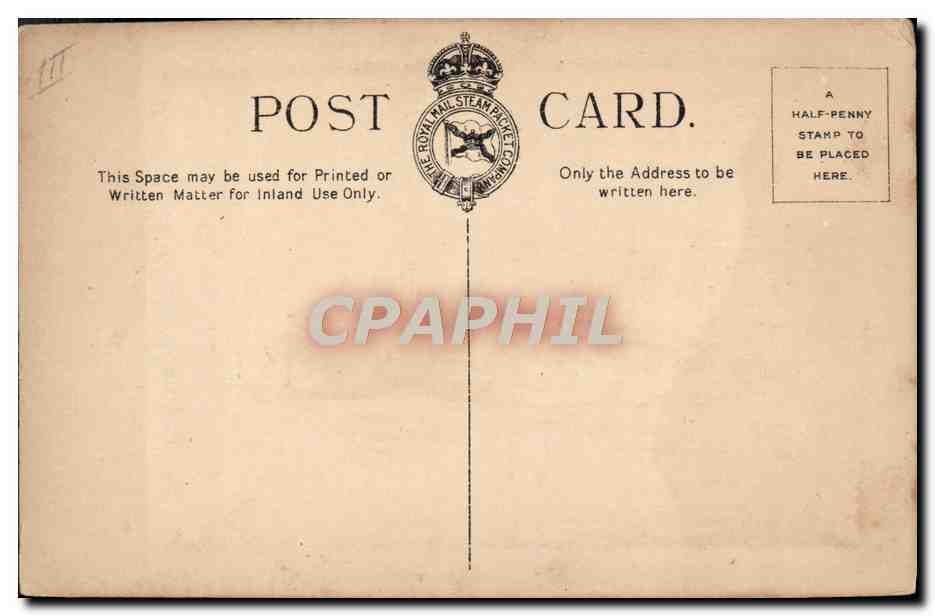 CPA Bateau Paquebot Asturias  — Verso