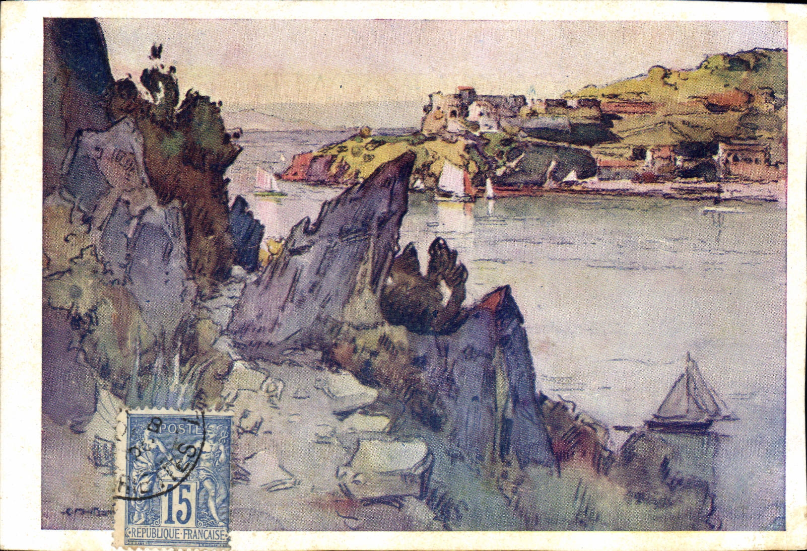 CPA Bateau Paquebot Messageries Maritimes 