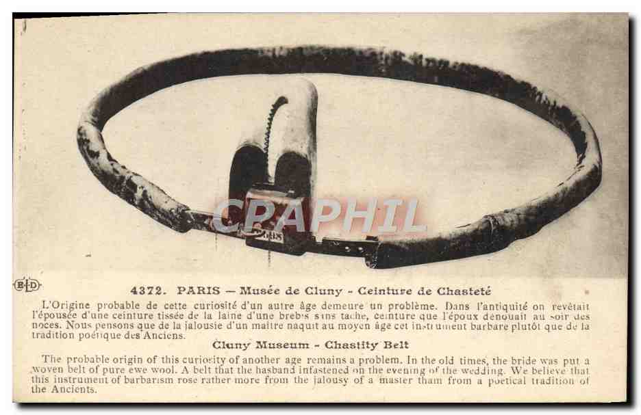 Cluny Museum — Ceinture de Chasteté — Imp. Le Duley, Paris