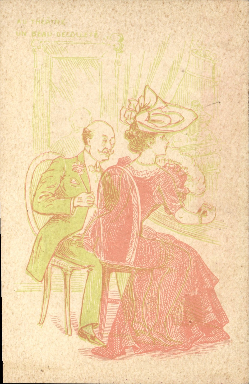 Au Théâtre — Un Beau Décolleté — Paris