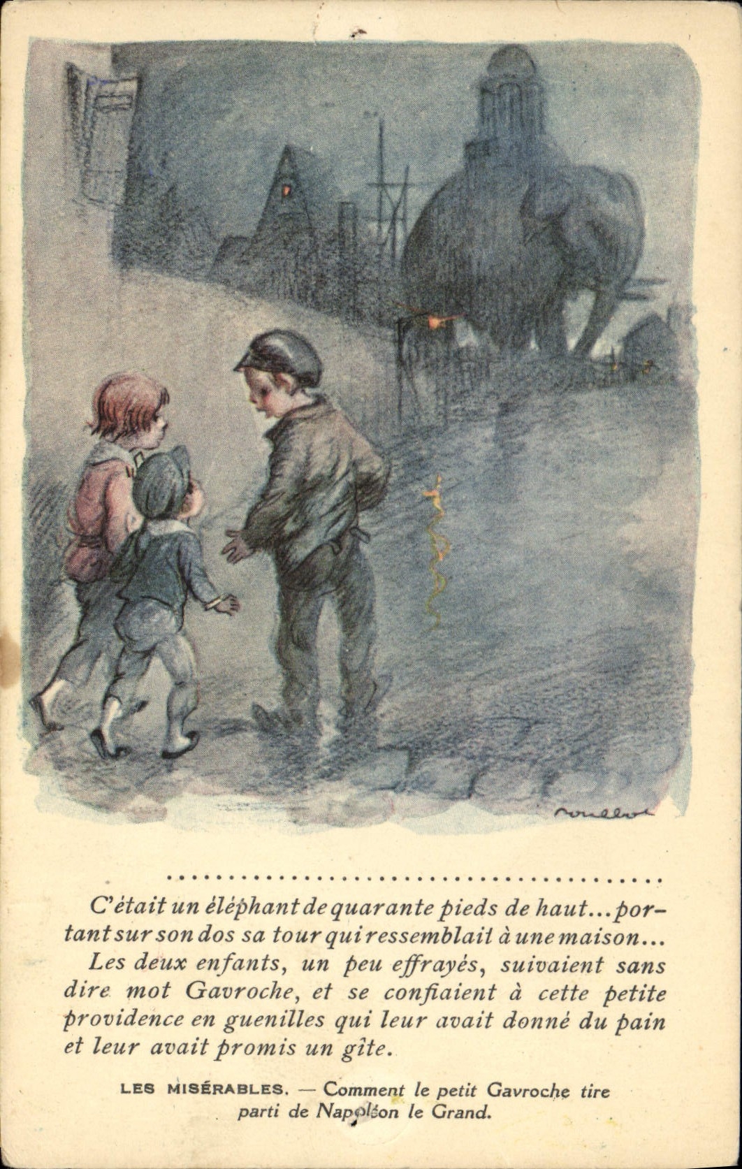 Les Misérables — How the Little Gavroche Takes Advantage of Napoleon the Great — Publisher Not Visible
