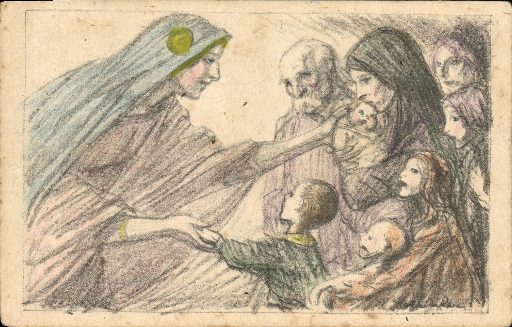 CPA Fantaisie Illustrateur Journee Francaise du Secours National 