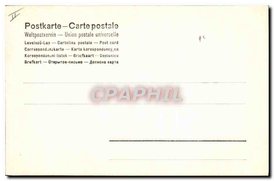 CPA Fantaisie Illustrateur Femme Bateau — Rückseite