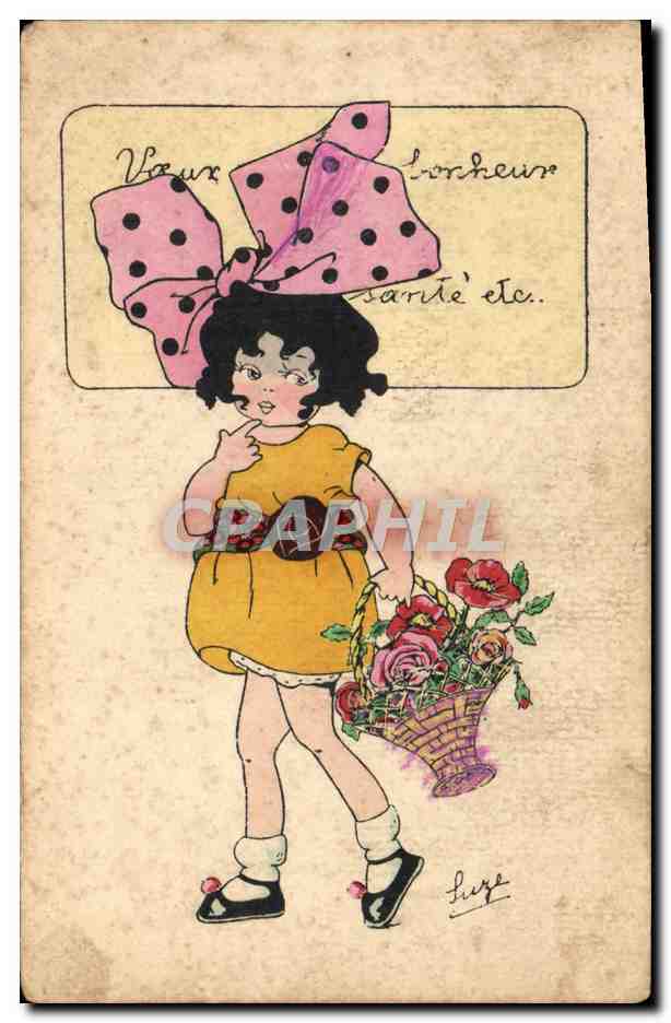 CPA Fantaisie Illustrateur Enfant Suze