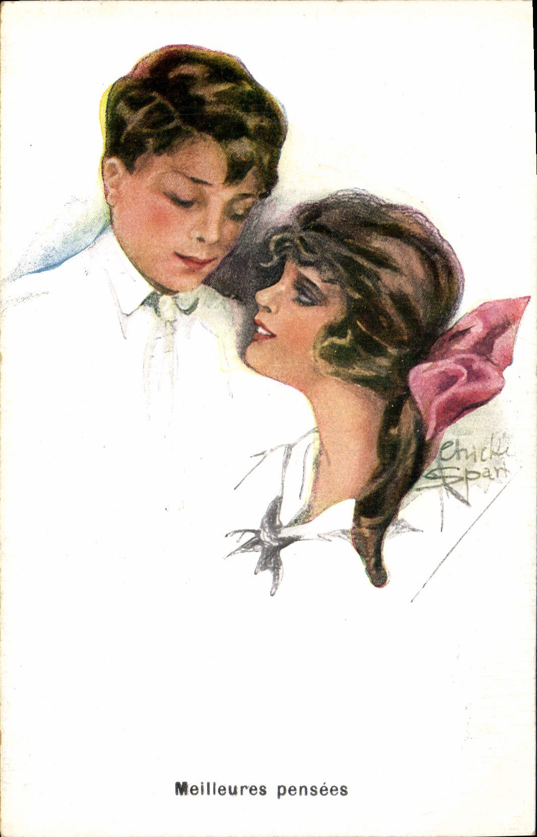 Jeune couple — Meilleures pensées — Chick Espan