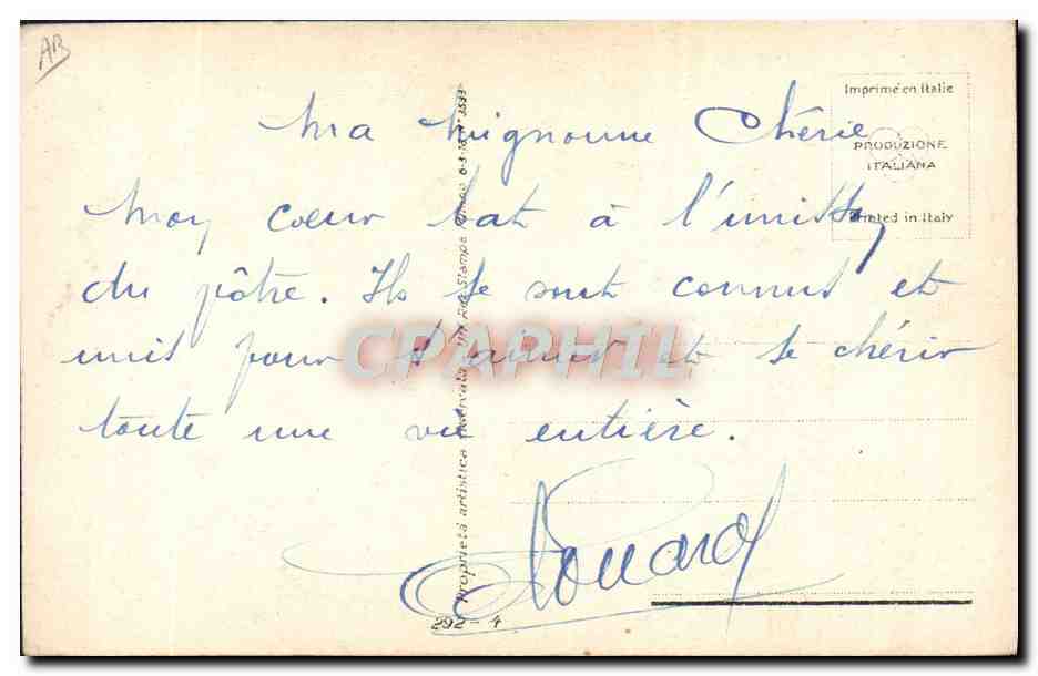 CPA Fantaisie Illustrateur Femme Piano  — Rückseite