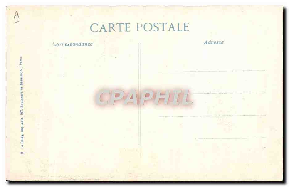 La Cueillette des obus après la bataille de la Marne — 6me Série — Édition E.D. — Verso