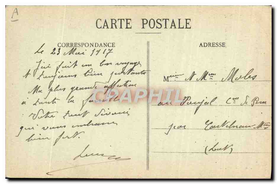 CPA Militaria Obus allemand de 420 Velo Cycle  — Rückseite