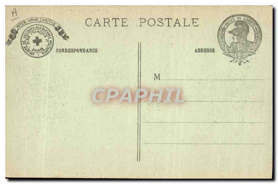 Trois nouveaux Invalides autour de l'obus de 420 mm dans la Cour d'Honneur des Invalides — Paris, Guerre 1914-17 — Verso