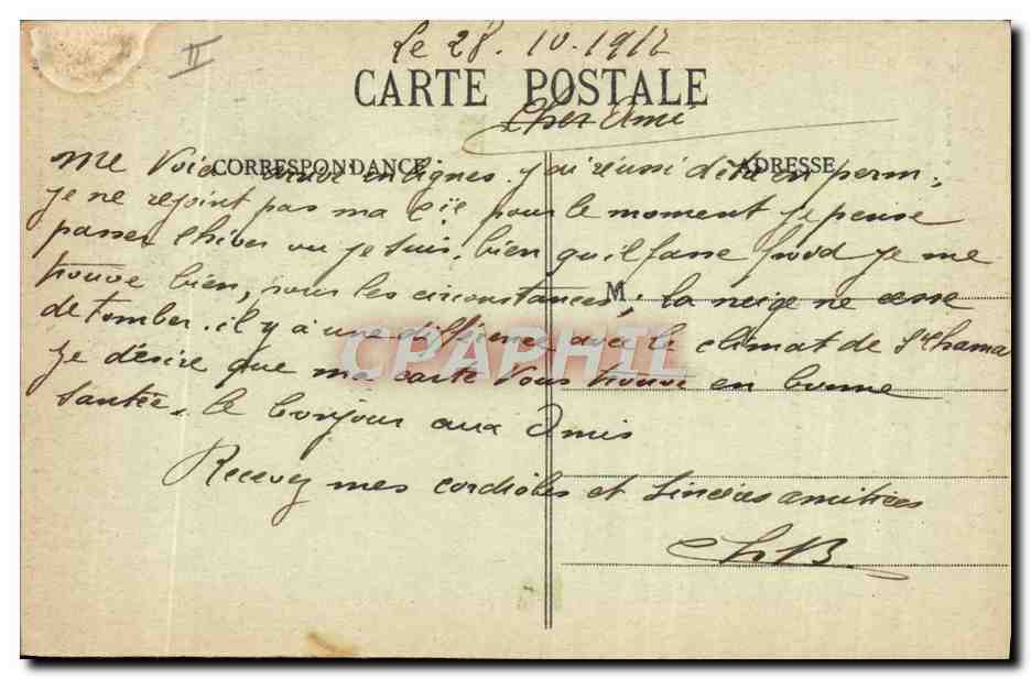 CPA Militaria Obus allemand de 420 — Rückseite