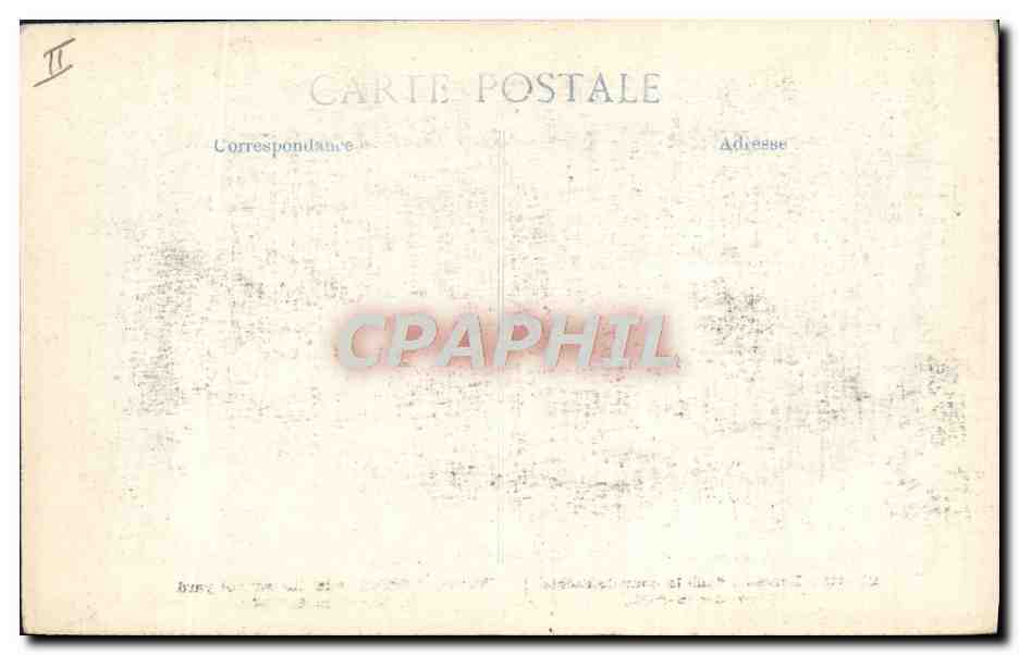 CPA Militaria Piece de 75 traversant le village de Chauconin  — Rückseite