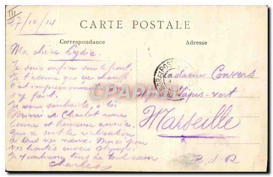 CPA Militaria Le nouveau canon long de 150mm cree par le Creusot  — Rückseite