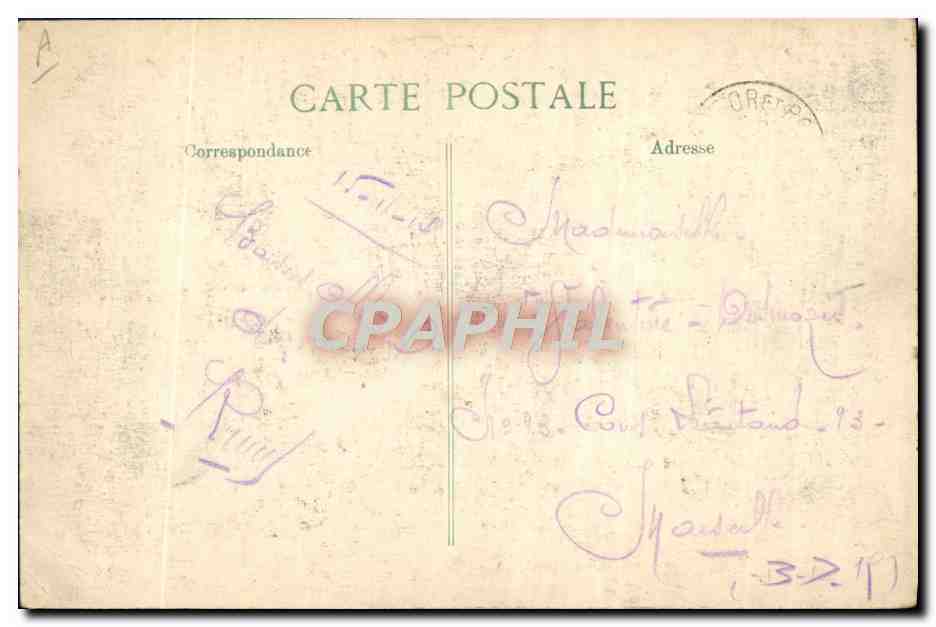 Engelse artillerie doorrijdend C... — 10e serie — Uitgever B.P.D. — Achterkant