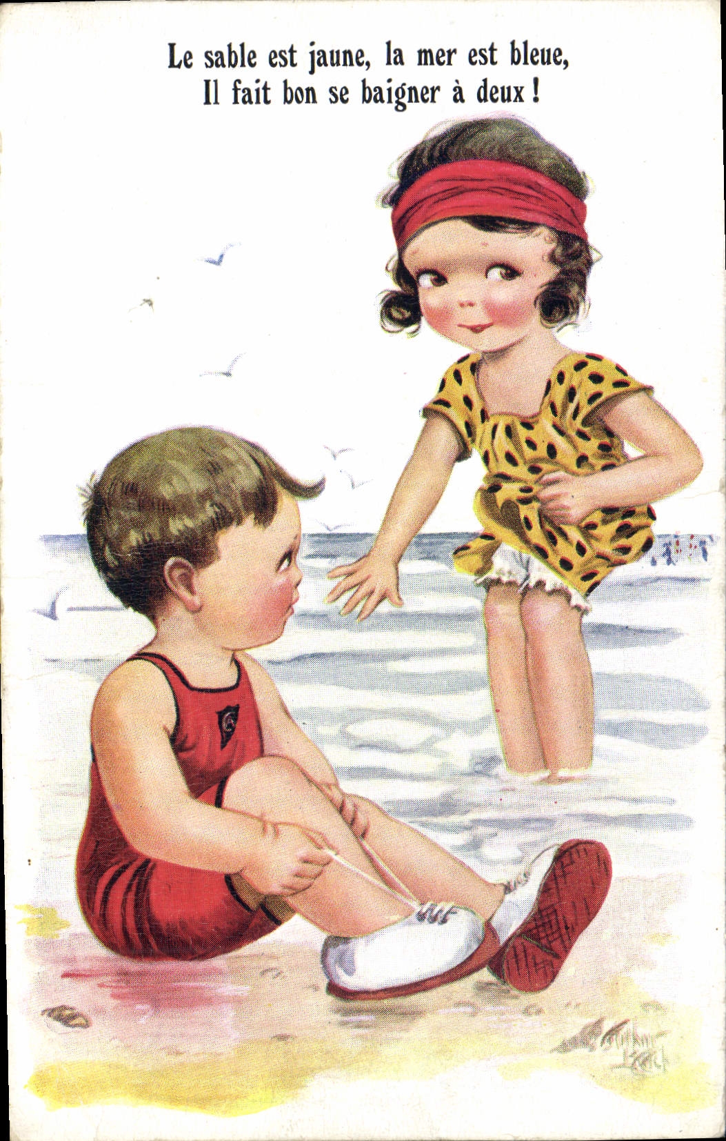 CPA Fantaisie Illustrateur Enfants 