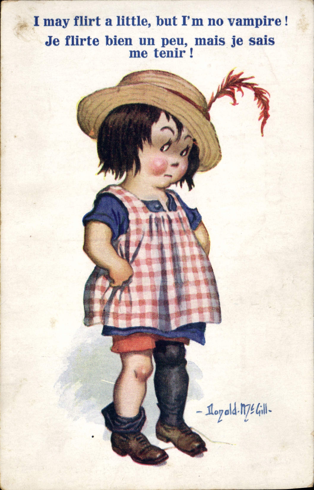 CPA Fantaisie Illustrateur Enfant Donald Mc Gill