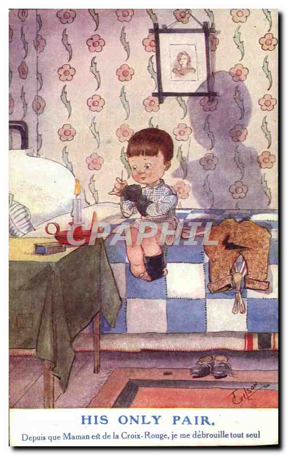 CPA Fantaisie Illustrateur Enfant 