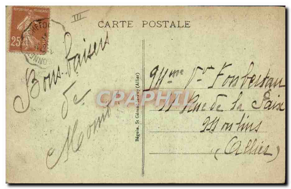 CPA Folklore Le Bourbonnais Fileuses bourbonnaises  — Verso