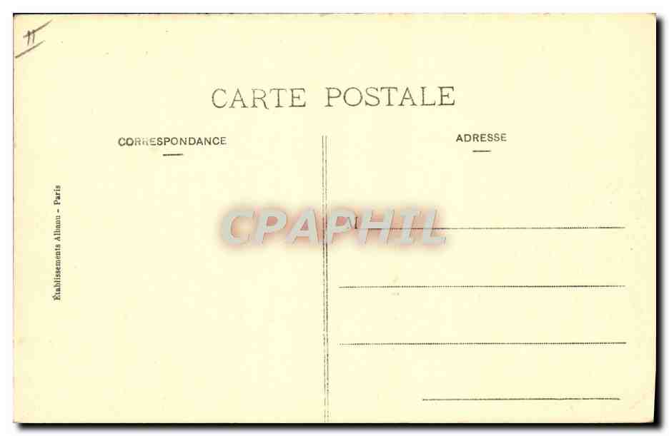 CPA Folklore La montagnarde Danse auvergnate — Rückseite