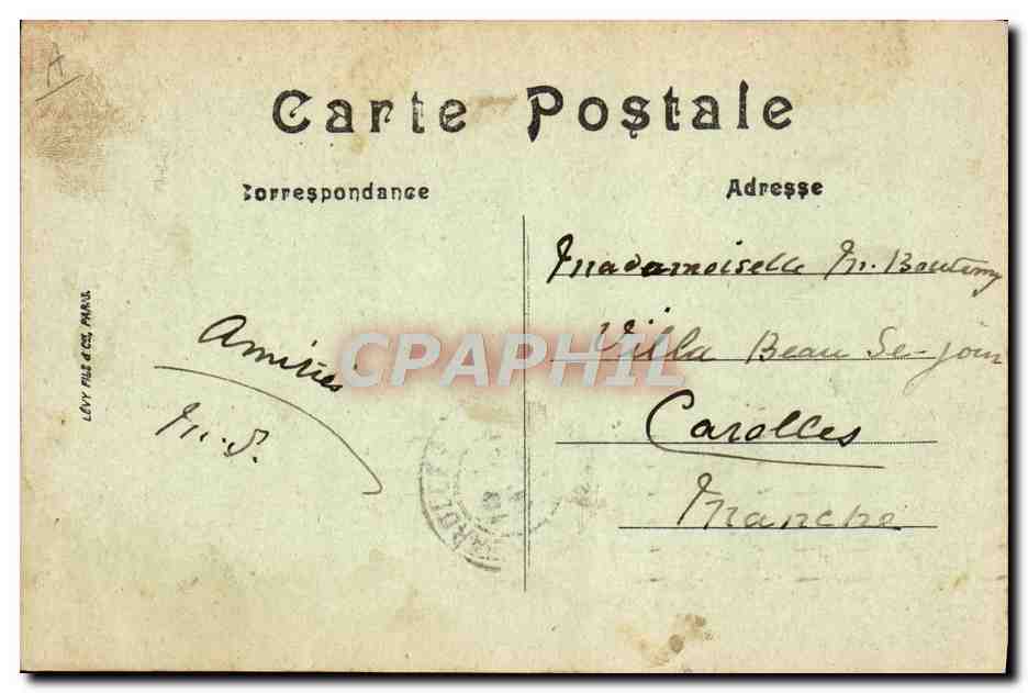 CPA Folklore Environs de Vichy Types de Bourbonnaises  — Verso