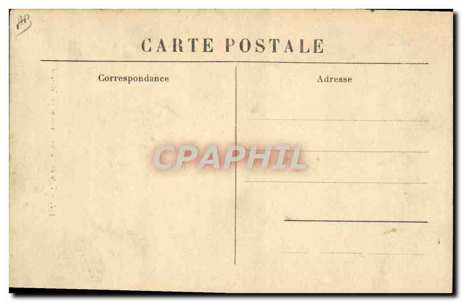 CPA Folklore Type de paysan revenant du marche Le Velay  — Verso