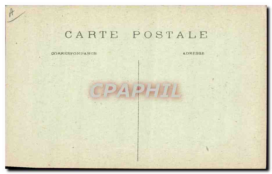 CPA Folklore Costume de Thiers Femme  — Verso