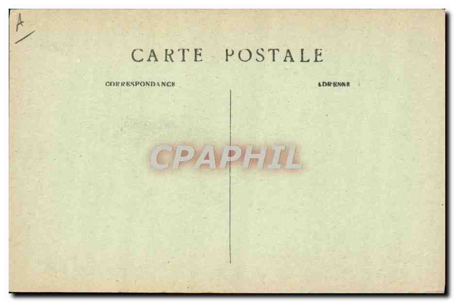 CPA Folklore Costume de Thiers Femme  — Verso